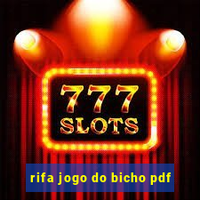 rifa jogo do bicho pdf